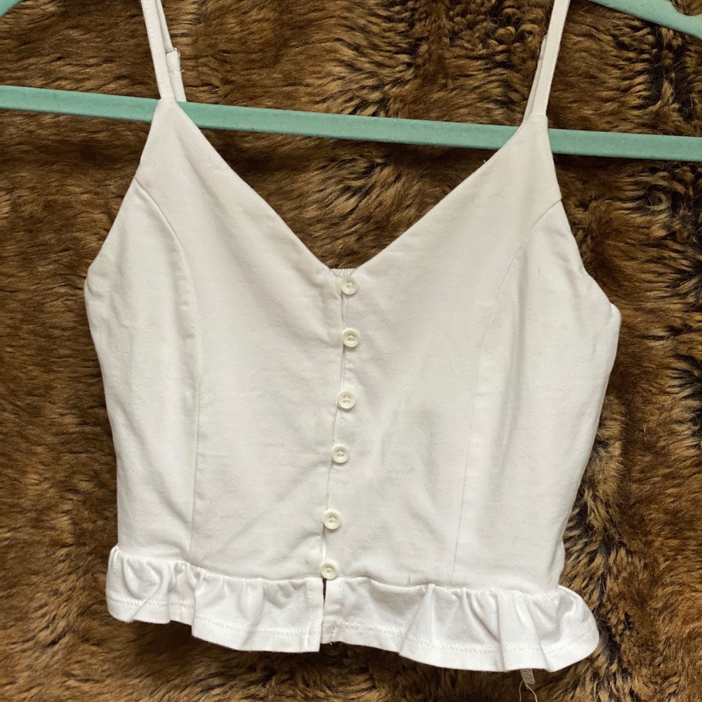 White forever 21 crop top
